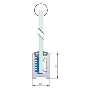 Frameless Glass Balustrade Base Shoes