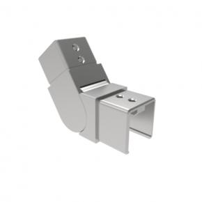 Glass Cap Handrail Square Flush Angle