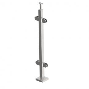 Floor Mount Square Railing Post