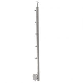 Modular Railing Side Mount Round Railing Post 