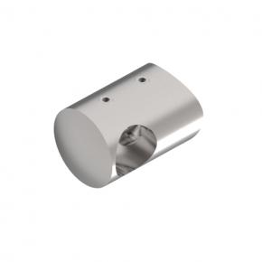 Stainless steel round tube crossbar holder