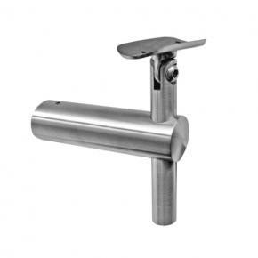 Stainless steel tube adjustable handrail bracket
