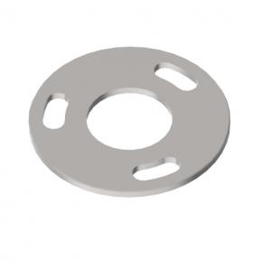 Stainless steel tube base flange 