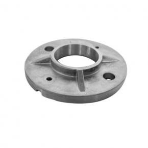 Stainless steel tube base flange