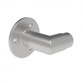Stainless steel tube wall or side mount flange