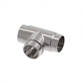 Stainless steel railing connector elbow
