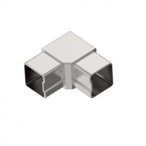 Stainless steel railing square tube connector
