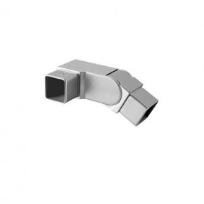 Stainless steel railing square tube connector