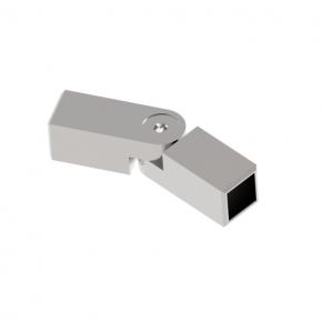 Stainless steel railing tube connector square