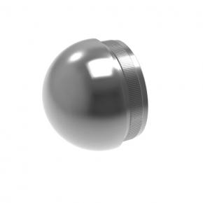 Stainless steel railing tube end cap