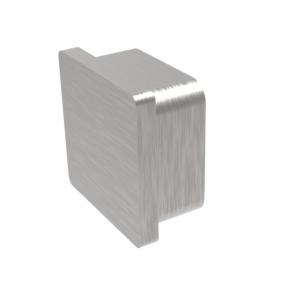Stainless steel railing square tube end cap