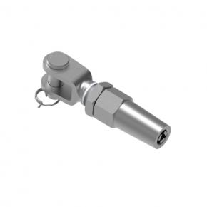 Stainless steel cable system cable clamp