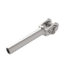 Stainless steel cable system cable clamp