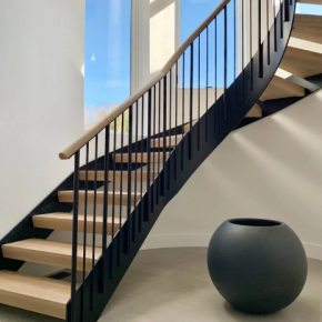 Modern Curved Staircase